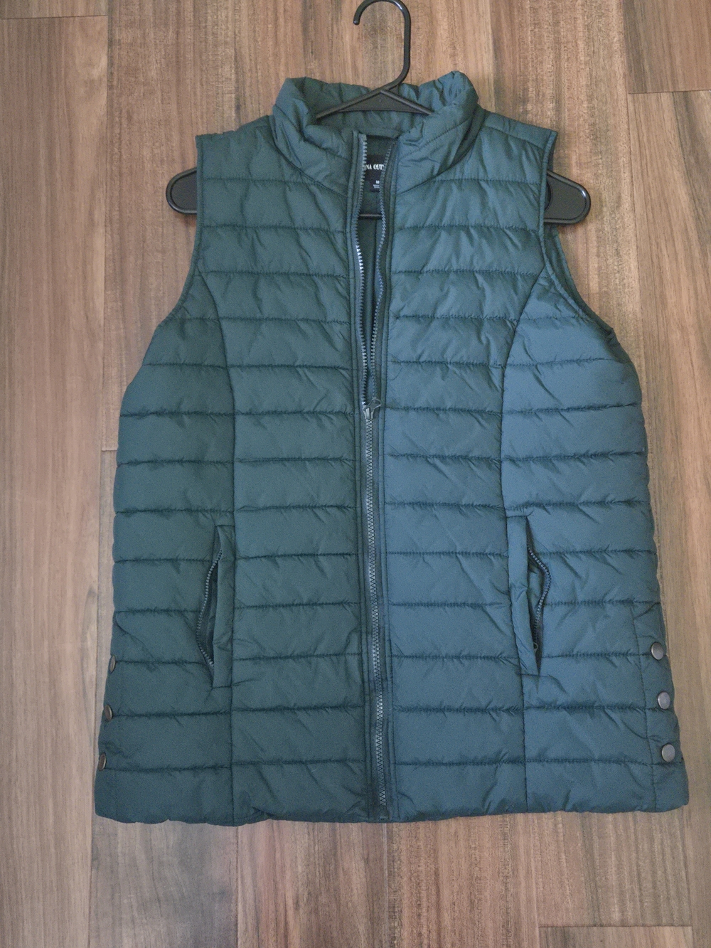 Zenana Outfitters Forest Green Quilted Puffer Vest